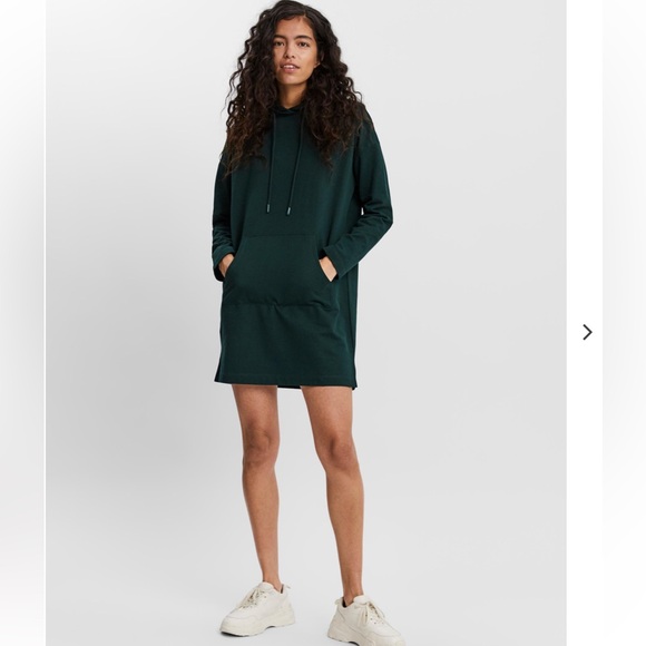 Vero Moda OCTAVIA loose fit hoodie dress - Picture 7 of 9